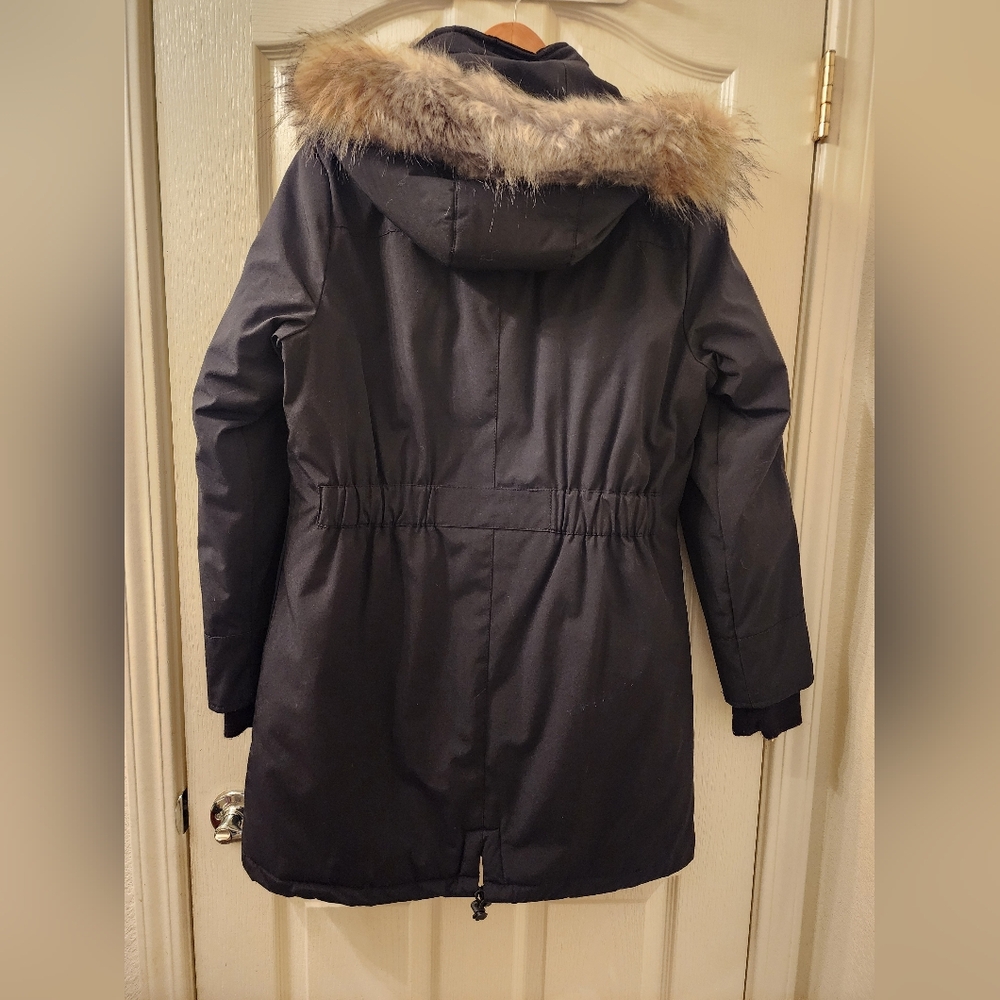 Calvin Klein Performance Down Parka w/ Fur Hood - Picture 2 of 6